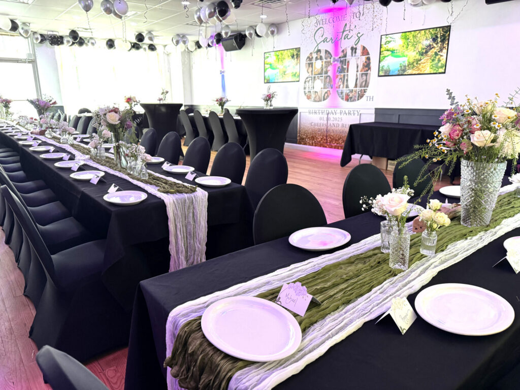 event space ridgewood queens birthday retirement communion baptism shower memorial dinner catering